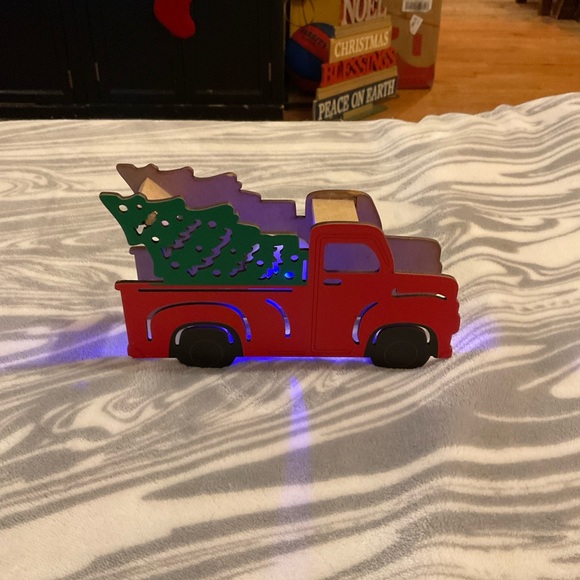 Holiday Light Up Color Changing Christmas Truck Decoration Poshmark